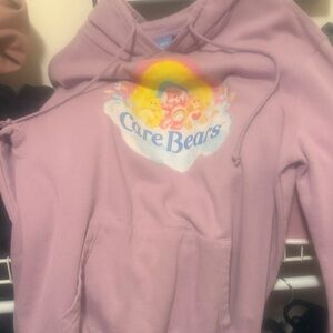 Care Bears Lavender Graphic Hoodie with Rainbow Crest